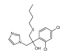 1-butylsulfanyl-2-(2,4-dichlorophenyl)-3-imidazol-1-ylpropan-2-ol Structure