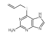 6-prop-2-enylsulfanyl-5H-purin-2-amine结构式