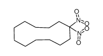 1,1-dinitrocyclododecane Structure