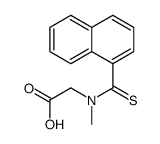 2-[methyl(naphthalene-1-carbothioyl)amino]acetic acid结构式