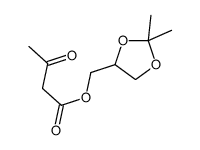 (2,2-dimethyl-1,3-dioxolan-4-yl)methyl 3-oxobutanoate Structure