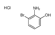 2-氨基-3-溴-苯酚盐酸盐结构式