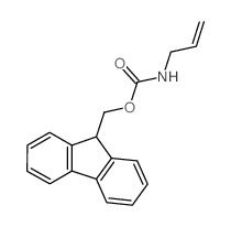 (9H-芴-9-基)甲基 烯丙基氨基甲酸酯结构式