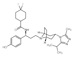 4-Hydroxyphenyl Maraviroc Structure