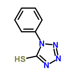 1-Phenyl-5-mercaptotetrazole Structure