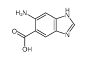 6-氨基-1H-苯并咪唑-5-羧酸结构式