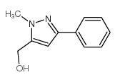 (1-甲基-3-苯基-1H-吡唑-5-基)甲醇结构式