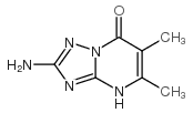 2-氨基-5,6-二甲基 [1,2,4]噻唑并[1,5-a]嘧啶-7(4h)-酮结构式