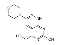 1-(2-hydroxyethyl)-3-(6-morpholin-4-ylpyridazin-3-yl)urea Structure