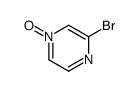 3-bromo-1-oxidopyrazin-1-ium结构式