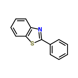 2-苯基苯并噻唑结构式