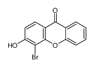 4-bromo-3-hydroxyxanthen-9-one结构式