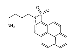 N-(4-aminobutyl)pyrene-1-sulfonamide Structure