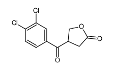 4-(3,4-dichlorobenzoyl)oxolan-2-one结构式