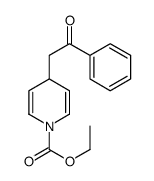 ethyl 4-phenacyl-4H-pyridine-1-carboxylate结构式