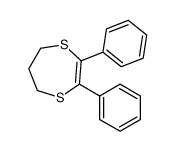 2,3-diphenyl-6,7-dihydro-5H-1,4-dithiepine结构式