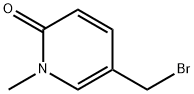 5-(溴甲基)-1-甲基吡啶-2(1H)-酮结构式