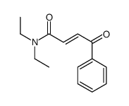N,N-diethyl-4-oxo-4-phenylbut-2-enamide Structure