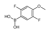 2.5-二氟-4-甲氧基苯硼酸结构式