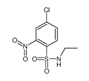 4-chloro-N-ethyl-2-nitrobenzenesulfonamide结构式