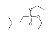 1-diethoxyphosphoryl-3-methylbutane Structure