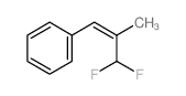Benzene,(3,3-difluoro-2-methyl-1-propen-1-yl)- structure