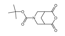 2,4-dioxo-3-oxa-7-azabicyclo[3.3.1]nonane-7-carboxylic acid tert-butyl ester结构式