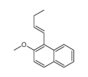 1-but-1-enyl-2-methoxynaphthalene结构式