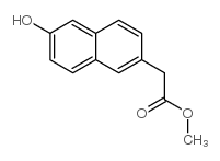 6-Hydroxy-2-naphthaleneacetic acid methyl ester Structure