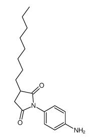1-(4-aminophenyl)-3-octylpyrrolidine-2,5-dione Structure