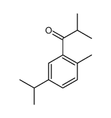 2-methyl-1-(2-methyl-5-propan-2-ylphenyl)propan-1-one Structure