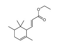 ethyl 3-(2,5,6,6-tetramethyl-2-cyclohexen-1-yl)acrylate结构式