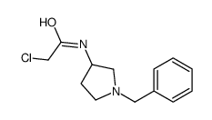 N-(1-benzylpyrrolidin-3-yl)-2-chloroacetamide结构式