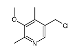 5-氯甲基-3-甲氧基-2,4-二甲基吡啶结构式