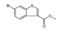 Benzo[b]thiophene-3-carboxylic acid, 6-bromo-, methyl ester Structure