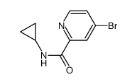 4-bromo-N-cyclopropylpyridine-2-carboxamide Structure