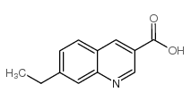 7-Ethylquinoline-3-carboxylic acid Structure