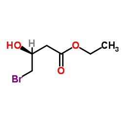 (S)-(-)-4-溴-3-羟基丁酸乙酯结构式