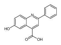 6-hydroxy-2-phenyl-quinoline-4-carboxylic acid Structure