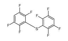 1,1'-Sulfanediylbis(2,3,5,6-tetrafluorobenzene)结构式