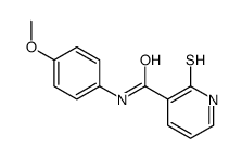 N-(4-methoxyphenyl)-2-sulfanylidene-1H-pyridine-3-carboxamide结构式