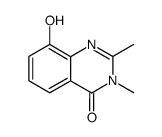 8-hydroxy-2,3-dimethyl-quinazolin-4(3H)-one结构式