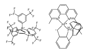 [Pt(2,9-dimethyl-1,10-phenanthroline)(P(o-tolyl)2-Ph-CH2-κC,P)][B(3,5-(CF3)2C6H3)4] Structure