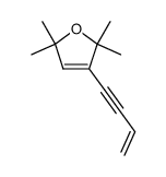 3-but-3-en-1-ynyl-2,2,5,5-tetramethyl-2,5-dihydro-furan Structure