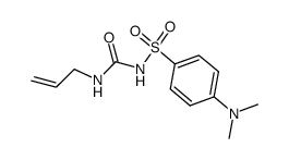 N-allyl-N'-(N,N-dimethyl-sulfanilyl)-urea结构式