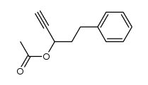 (+/-)-1-(2-Phenylethyl)-3-propynyl acetate结构式