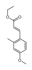 ethyl 3-(4-methoxy-2-methylphenyl)prop-2-enoate结构式