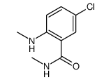 5-chloro-N-methyl-2-(methylamino)benzamide Structure