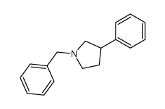 1-BENZYL-3-PHENYLPYRROLIDINE结构式