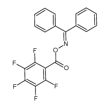 benzophenone O-pentafluorobenzoyloxime结构式